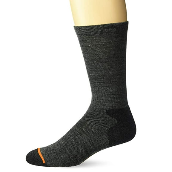 Weatherproof Premium 4-Pair Men's Wool Blend Crew Socks (6-12, Charcoal/grey)