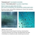 thumbnail image 5 of Transolid Cbp606006c 60" High X 59" Wide Bypass Frameless Shower Door - Chrome, 5 of 7