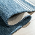 thumbnail image 5 of SAFAVIEH Metro Angela Striped Area Rug, Blue/Ivory, 6' x 6' Square, 5 of 8