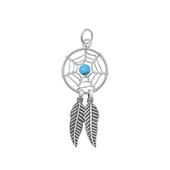 Sterling Silver Wholesale Pendant Nativer American Dreamcatcher Charm .925 New Jewelry Female Unisex