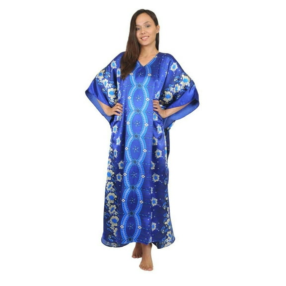Up2date Fashion's Women's Caftan / Kaftan, Twilight Floral Print