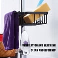 thumbnail image 4 of Grifo Clip Rack Escurridor de jabón desmontable Accesorios de baño de cocina ajustables, 4 of 5