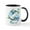 White/Black Inside, variant on CafePress - Astrology Zodiac Pisces Mug - 11 oz Ceramic Mug - Novelty Coffee Tea Cup