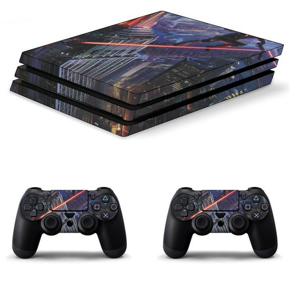 Decal Skin for PS4 Slim / PS4 Pro / PS4, Whole Body Vinyl Sticker Cover for Playstation 4 Console and Controller (Hero-1)