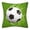 B, variant on Soccer Throw Pillow Cover 18"x18" - Fire and Water Stadium Design - Soccer Fan Cave Decor & 2026 Global Tournament Gear
