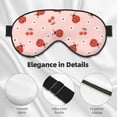 thumbnail image 4 of Fuzoiu Ladybug With Flower Print Sleep Masks,Eye Masks with Adjustable Strap for Sleeping,Night Eye Shade for Women Men,Eye Cover for Full Night's Sleep, Travel and Nap, 4 of 7
