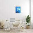 thumbnail image 2 of Angel Pouring Moon Cityscape Landscape Painting White Framed Art Print Wall Art, 2 of 7