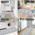 thumbnail image 5 of Boho Kitchen Rugs Sets of 3 Non Slip Rubber Kitchen Mats for Floor Waterproof Kitchen Rugs and Mats Washable Farmhouse Kitchen Area Rug Floor Carpet Runner Rugs for Hallway Laundry Room, 5 of 6