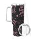 thumbnail image 2 of Vaso de acero inoxidable 2 en 1 Ice King de Blackpink de 40 oz con asa y pajita para viaje en coche, 2 of 8
