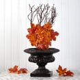 thumbnail image 3 of Nearly Natural 18in. Autumn Maple Leaf Artificial Flower (Set of 2), Orange, 3 of 3