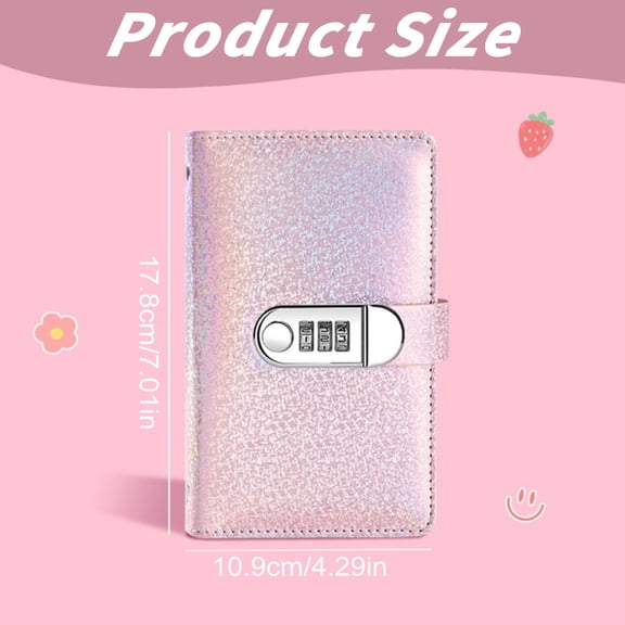 Clearance Under $4.29! 1PC Password Lock Savings Wallet, Envelope Budget Book with 3-Digit Combination Lock, PU, for Financial Planning, (18*11cm, Sky Blue)