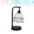 thumbnail image 3 of OUNONA 1Set Creative Design Table Lamp Black Iron Hollow Design for Bar Decor Indoor and Outdoor Use, 3 of 7