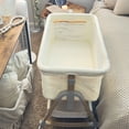 thumbnail image 6 of HARPPA Baby Bassinet Bedside Sleeper - 3-in-1 Cradle for Newborns, with Storage & Wheels, White, 6 of 11