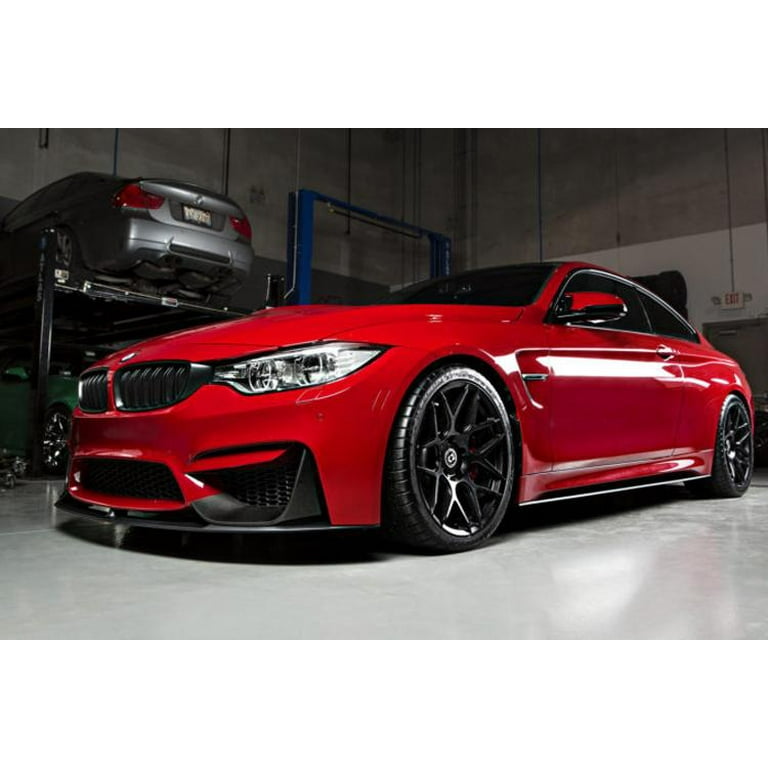 Xotic Tech 1 Set Carbon Fiber Splitters Bumper Spoiler Lips Set For  2014-2018 BMW M3 M4 F80 F82 F83 