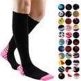 thumbnail image 1 of Calcetines de compresión graduados para mujer 15-20 20-30 mmHg Medias atléticas de enfermera para correr Ormromra  CJWUS-4278, 1 of 8