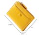 thumbnail image 3 of ZHAOCHENG Monederos pequeños para mujer, carteras de moda con estampado de piedras para niñas, tarjetero organizador fino y ligero (amarillo), 3 of 5
