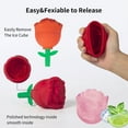 thumbnail image 3 of Making rose-shaped ice, silicone rubber fun ice hockey maker is suitable for cocktail juice whiskey bourbon refrigerator.orange, 3 of 5