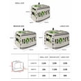 thumbnail image 2 of Rustic Home Toaster Cover 2 Slice, Small Kitchen Appliance Covers, Eucalyptus Leaves Floral Beige Buffalo Plaid Toaster Oven Cover with Loop, Bread Machine Cover Polyester Dust Cover Protection, 2 of 4
