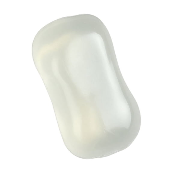 White Translucent Bar Shaped Squishy Stress Toy with Soft Squeeze Texture, Single Piece, for Relaxation Relief, Sensory Squeeze Toy