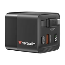 Verbatim GaN Charger 65W Retractable Cable