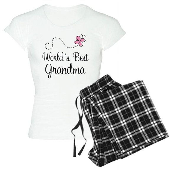 CafePress - World's Best Grandma - Women's Light Pajamas