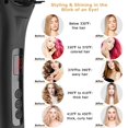 thumbnail image 4 of Ionic Hair Straightener Brush by COOLKESI, 30s Fast MCH Ceramic Heating Hair Straightening Brush with Anti Scald Feature, Auto-Off & Dual Voltage, Portable Frizz-Free Silky Electric St, 4 of 7