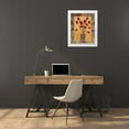 thumbnail image 3 of Bagnato, Judi 12x14 White Modern Wood Framed Museum Art Print Titled - Red Flowers, 3 of 4