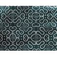 thumbnail image 4 of oneOone Georgette Viscose Fabric Leaves & Swirl Block Print Fabric BTY 42 Inch Wide, 4 of 4