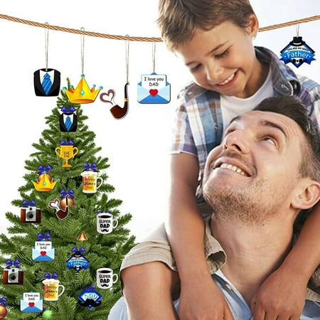 

Wooden Hanging Ornaments For Tree Birthday Party Hanging Ornaments Father s Day Ornaments Wooden Decorations For Tree Decor Holiday