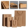 thumbnail image 5 of Kraft Paper Bag Bag withHandle Small Paper Bag Party Shopping Bag, 5 of 9