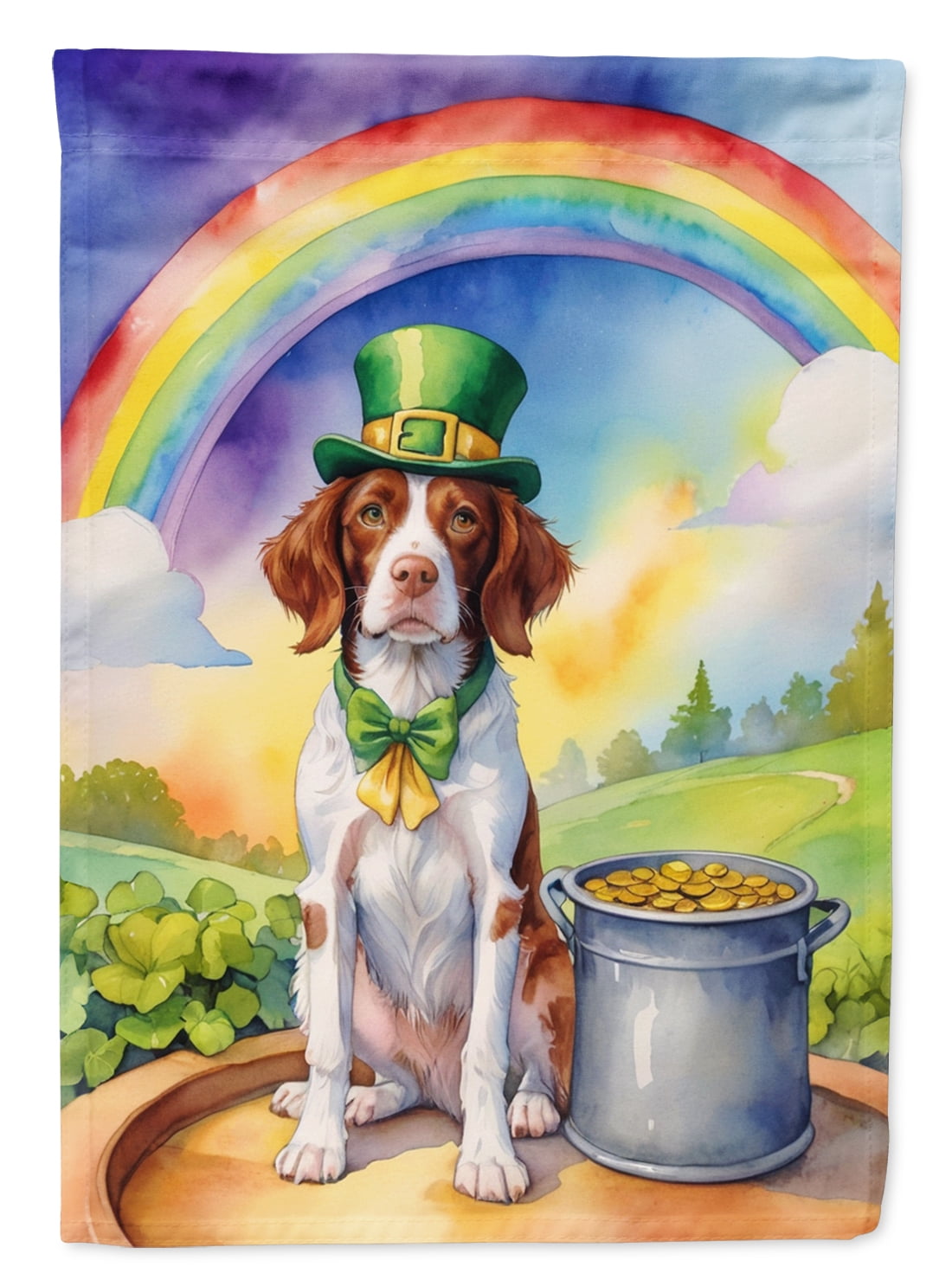 Belgian Tervuren St Patrick's Day Garden Flag 11.25 in x 15.5 in