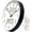 10 inch, variant on Round Digital Wall Clock Automatic Night Light Quiet Movement for Living Room 10in 12in 14in