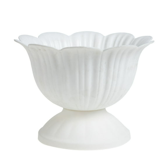 FOMIYES 1Pack Decorative Urn Planter White PP for Home Use