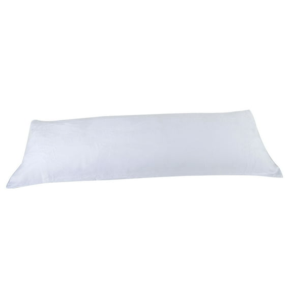 20"X48"Double Side Zipper Microsuede Body Cover Pillowcase Pure White Vivid Colors (4 Feet Long)