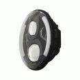 thumbnail image 1 of Metra Electronics Headlight Assembly HE-BHL703 Heise; LED Bulb; CREE LED; 10 Watt; Black Housing; Single; 7 Inch Round With Partial Halo, 1 of 1