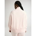 thumbnail image 3 of Scoop Women's and Women's Plus Ultimate Scubaknit V Neck Sweatshirt, Sizes XS-4X, 3 of 5