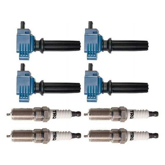 Ignition Coil and Spark Plug Kit 8 Piece - Compatible with 2012 - 2018 Ford Focus 2013 2014 2015 2016 2017