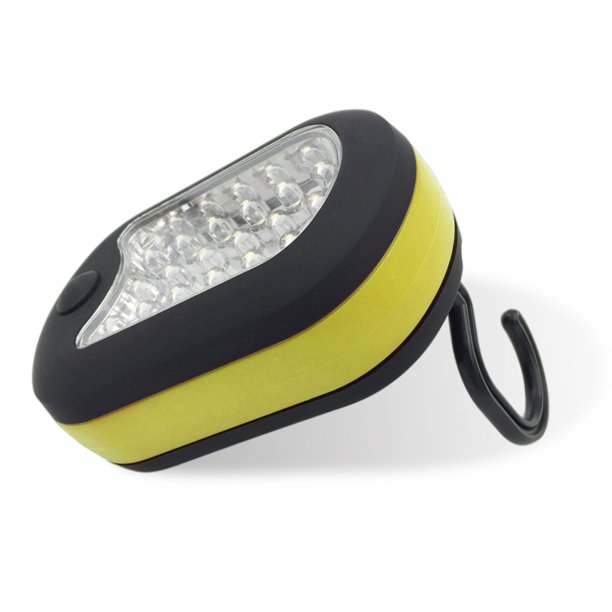 TureClos 24LED luz de trabajo linterna alimentada por batería 2 modos antorcha camping senderismo lámpara hogar interior exterior iluminación nocturna suministros amarillo TureClos JD733114964