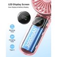 thumbnail image 2 of Ventilador portátil ColdSky F11 plegable con LED 3000 mAh, color rosa, 2 of 7