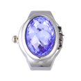 thumbnail image 1 of EeaseMX Anillo de dedo ovalado especial, de cuarzo, a la moda, para hombre y mujer (morado)., 1 of 7