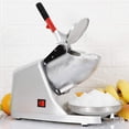 thumbnail image 3 of Rasoir à Glace Électrique 300 W, Machine à Cônes de Neige Gain de Place avec Poignée Trémie, Broyeur de Glace Rasée Compact avec Bol en Acier Inoxydable et Pieds en Caoutchouc pour la Maison, les Fêtes, les Rassemblements, les Cafés, 3 of 4