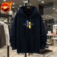thumbnail image 3 of Sudaderas para hombre con gráfico azul, ropa para hombre, sudaderas con capucha, estampado de lujo, overfit, moda Harajuku, alta calidad, holgadas, cálidas, emo, 3 of 5
