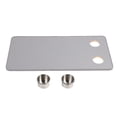 thumbnail image 2 of RV Table Top Replacement, 31.49x15.74in Solid Wood Rectangular Pontoon Boat Table Top with Stainless Steel Cup Holder, Sturdy Solid Wood Large Top for RV, Yacht, 2 of 7