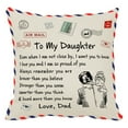 thumbnail image 1 of Toma Personalized Pillow Covers Envelope Decorative Square Throw Pillow Case for Christmas Anniversary, 1 of 1