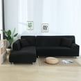 thumbnail image 4 of Sumhomie Stretch Washable Couch Slipcovers for Sectional Sofa L-shape Corner, 4 of 4