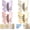 Mix*4, variant on 4 Pack Rotating Butterfly Adhesive Wall Hooks, No-Drill 270° Swivel 3-Prong Hangers with Adjustable Wings, Corner Storage for Towels, Keys, Bags in Bathroom, Entryway and Kitchen (Yellow + Purple)