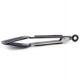 thumbnail image 3 of Norpro 8" Stainless Steel Mini Slotted Spatula Locking Serving Tongs, 3 of 7