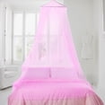 thumbnail image 3 of Mosquitera de 1,5 m para cama redonda protectora de color rosa Sweet Dreams para niños, 3 of 7