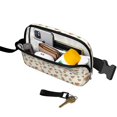 thumbnail image 4 of Beige Christmas Gingerbread Pattern Cute Fanny Packs for Women,Travel Waterproof Crossbody Fanny Bags Waist Purse for Women Anti Theft Adjustable Strap for Running Travel Cycling, 4 of 6
