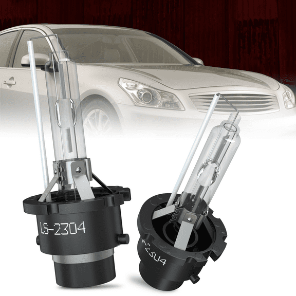 D2S Xenon HID Headlight Bulbs for Infiniti G35 2006 2007 2008 LED Low Beam 35W White,2pcs